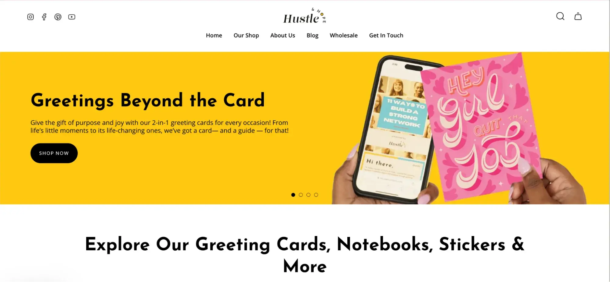 hustle and hope brand identity